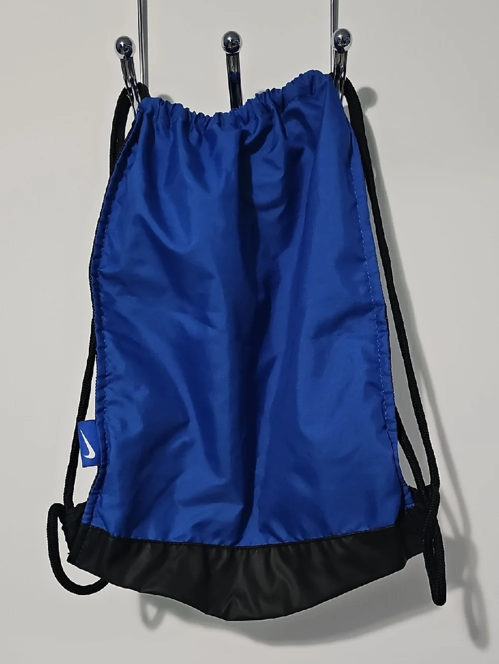 Nike Royal Blue Drawstring Backpack with Black Base Baseball Basketball Duke